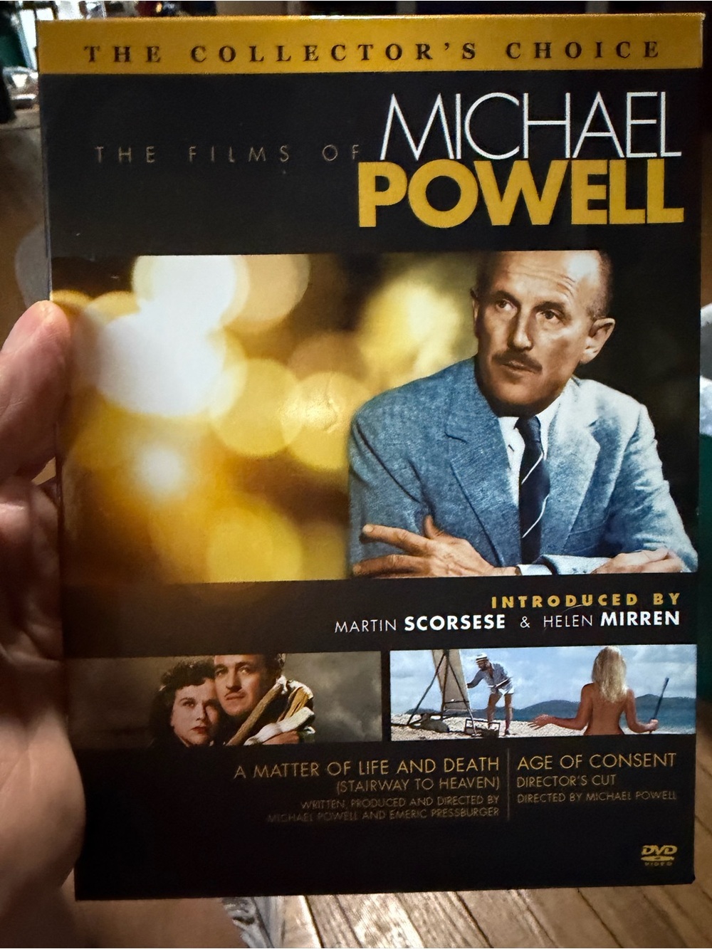 The Films of Michael Powell DVD Set — Black & Gold Cover